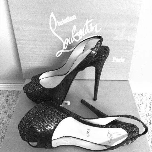 Christian Louboutin- Lady Peep Bling Spotlight