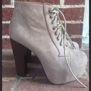 Nude booties