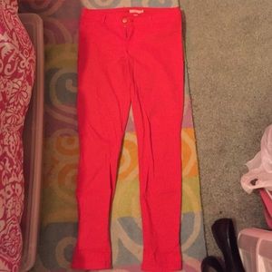 Bright red pant