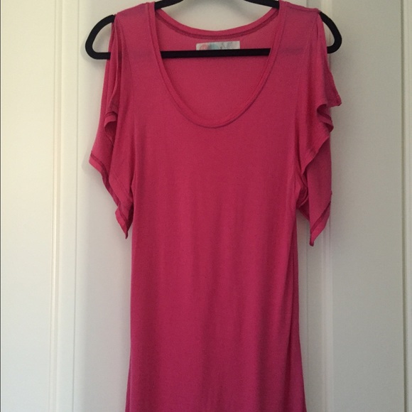 Free People Pink Tunic XS-S