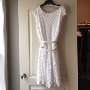 White Polka Dot Dress