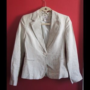 H&M striped light blazer