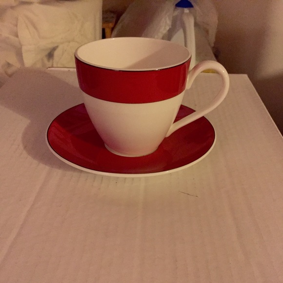 Kate Spade teacups/saucers (set of 12) - Picture 2 of 4