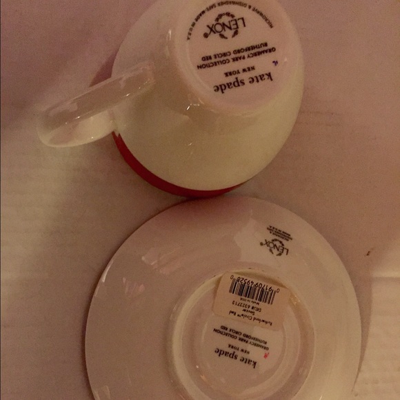 Kate Spade teacups/saucers (set of 12) - Picture 4 of 4