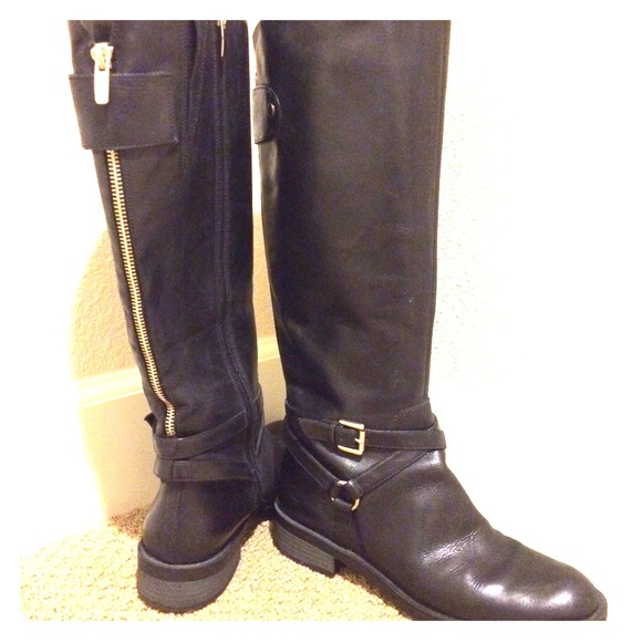 Enzo Angiolini black riding boots, size 7.5