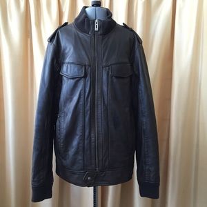 Guess Genuine Leather Jacket