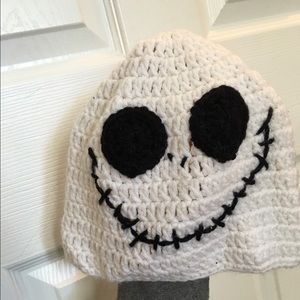 Jack Skellington Hand Knit Beanie