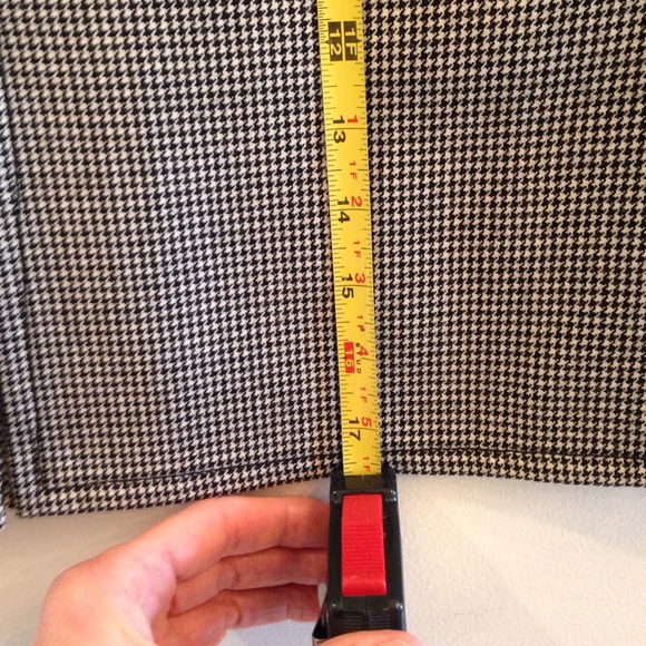 Houndstooth mini--black and white - Picture 3 of 3