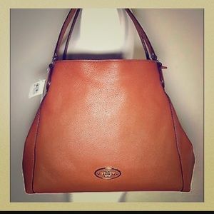 Cognac Edie shoulder bag
