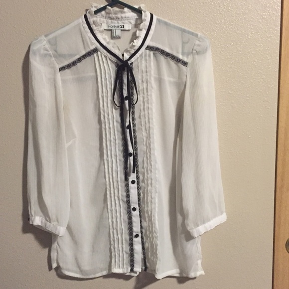 Forever 21 Secretary blouse