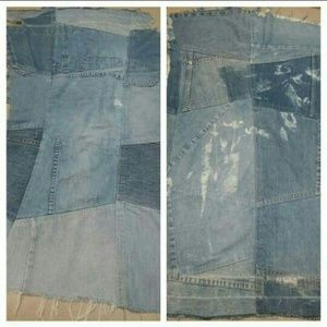 Vintage 60's Blue Jean Material