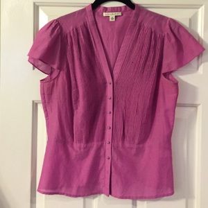 Banana republic pink top