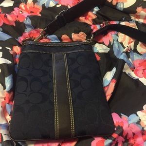Authentic Coach cross body bag