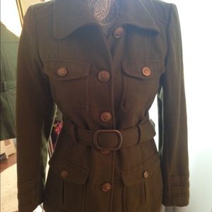 dELiA's brand military wool coat with Thinsulate