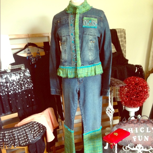 High Fashion jean  jacket& pant