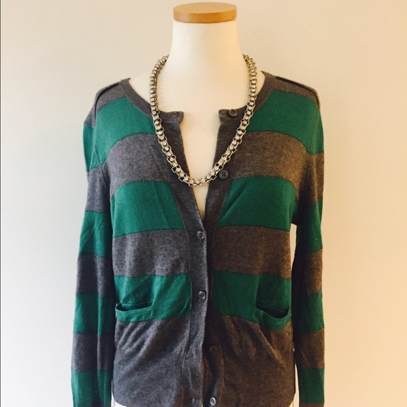 Splendid Rugby Stripe Cardigan