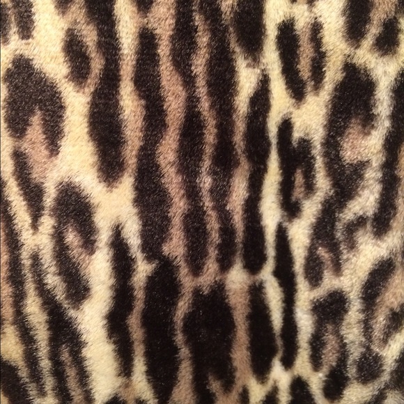 True Vintage 1950's Faux Fur Leopard Print Coat - Picture 4 of 4