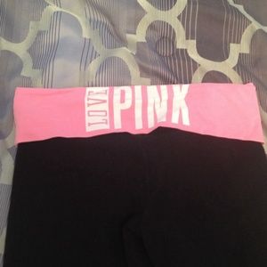 Pink Victoria Secret legging full length