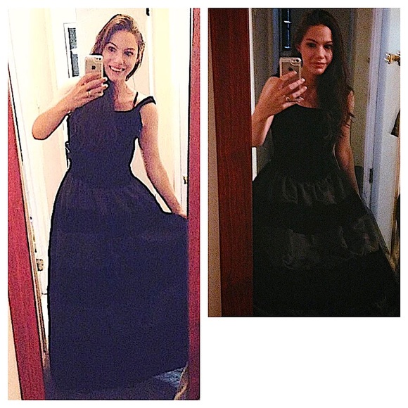 Veryy rare vtge Scott McClintock velvet gown