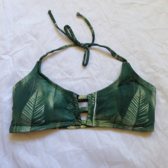 Midori Bikinis tropical mau loa Palm tree top🌴
