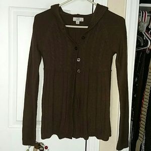 Brown SO cartigan