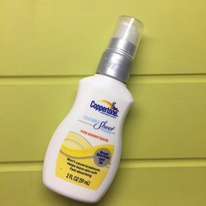 Coppertone sunscreen lotion.