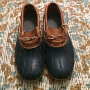 L.L. Bean Boots, rubber moc - size 9