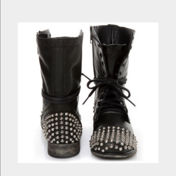 Spiked Combat boots