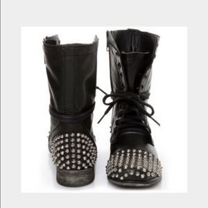 Spiked Combat boots