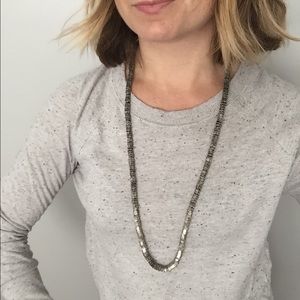 Ann Taylor Loft silver necklace.