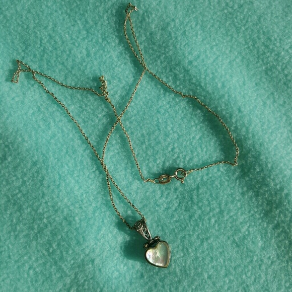 Sterling silver heart pendant