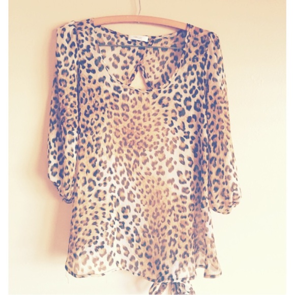 Animal Print Blouse