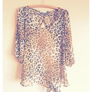 Animal Print Blouse