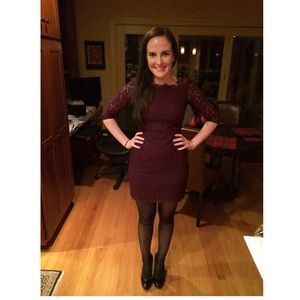 Purple lace dress 👗