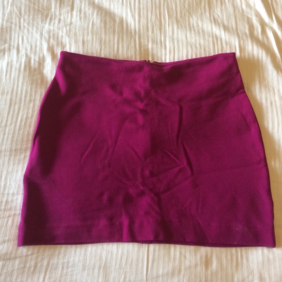 Deep pink/purple Express mini skirt.