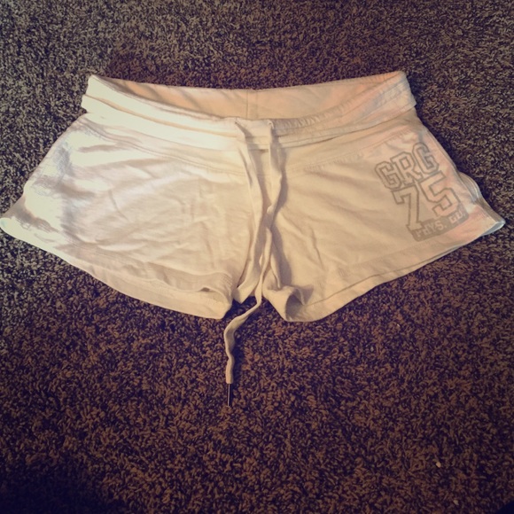 Garage, White cotton shorts