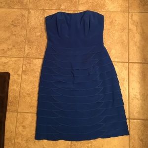 Royal blue cocktail dress