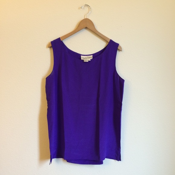 "SALE!" Diane Von Furstenburg Royal Blue Silk Tank