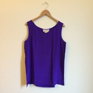 "SALE!" Diane Von Furstenburg Royal Blue Silk Tank