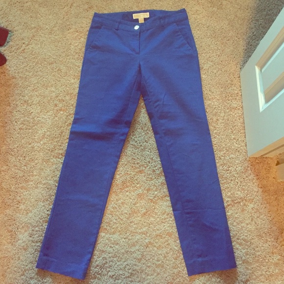 Cobalt blue Capri pants
