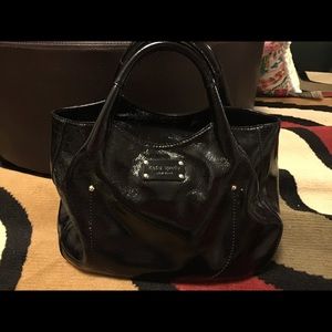 Black Patent Kate Spade Purse $100🅿️🅿️