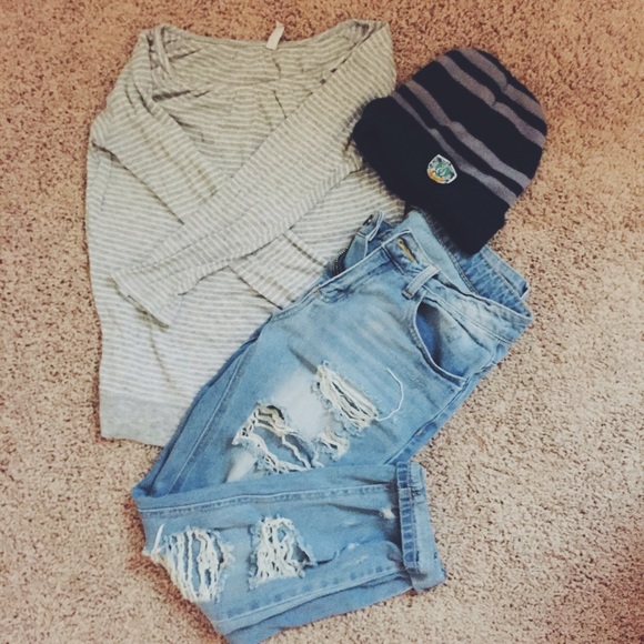 Boyfriend Distressed Jeans