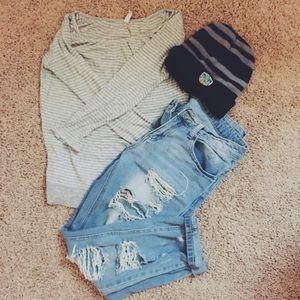 Boyfriend Distressed Jeans