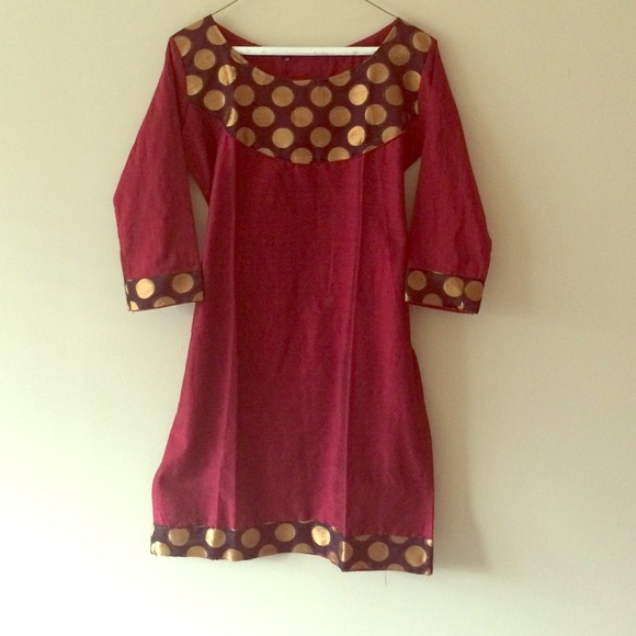 Long sleeved Indian style tunic