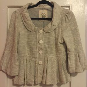 Adorable Anthropologie peplum jacket