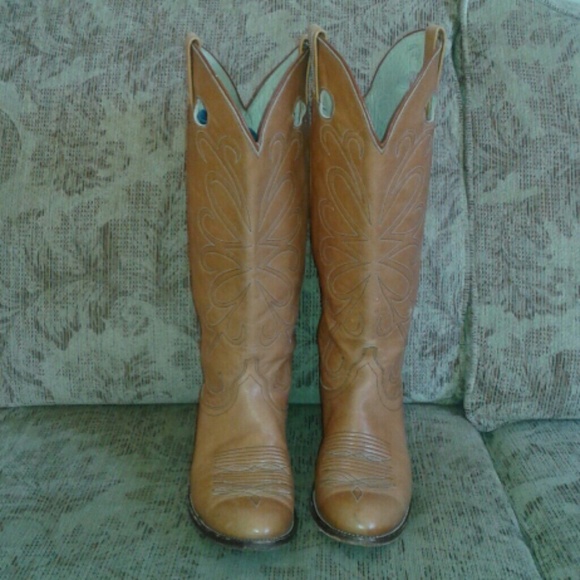 VINTAGE DAN POST cowboy boots size 10