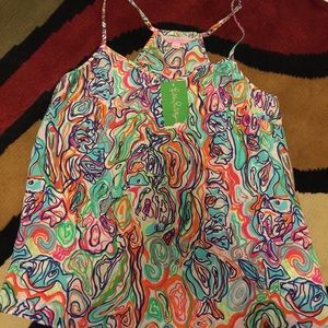 NWT Lilly Pulitzer Dusk Top What A Catch Sz. XS