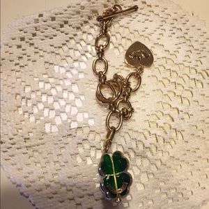 Juicy Couture  Shamrock bracelet