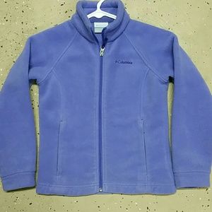 Girls flees zip up sweater