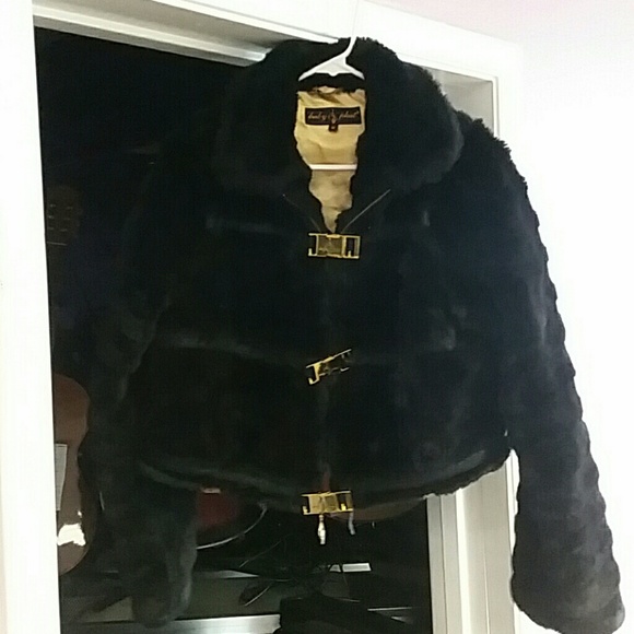 Baby phat faux fur coat